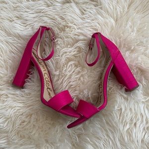 •SAM EDELMAN• ankle strap heels
